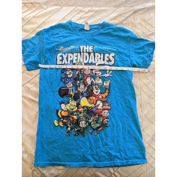 VINTAGE expendables cereal characters weed spoof t shirt sz s guc - Picture 4 of 5